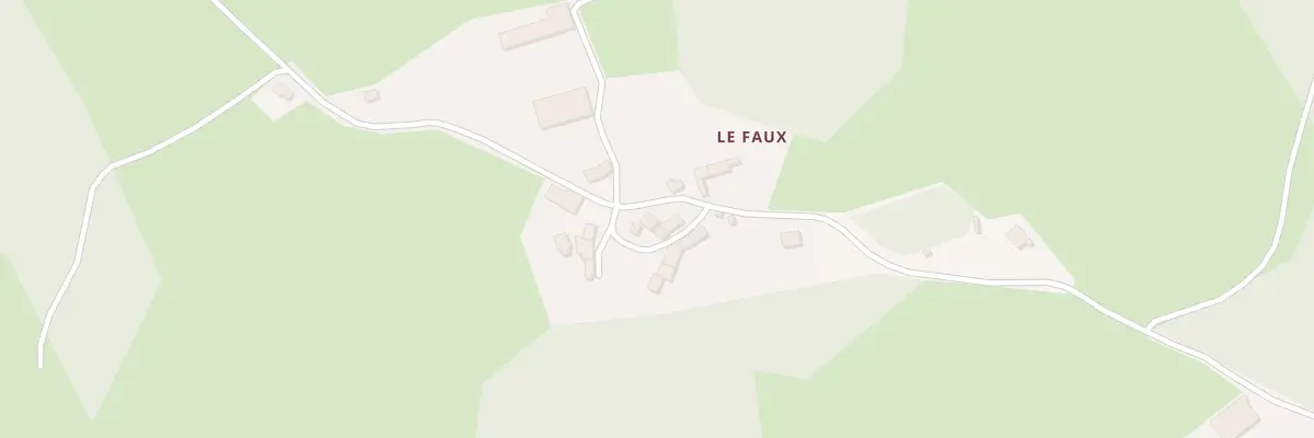 Plan du 5 Le Faux à Fransèches