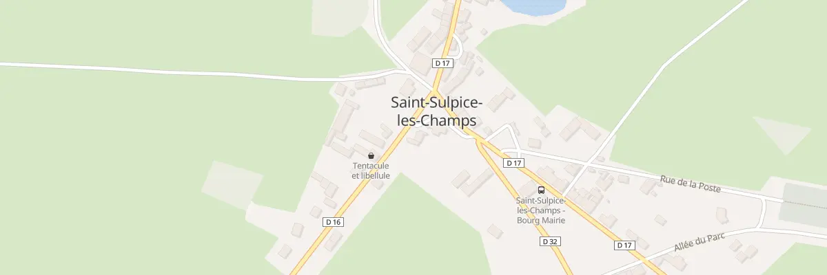 Plan du 1 Rte de Banize à Saint-Sulpice-les-Champs