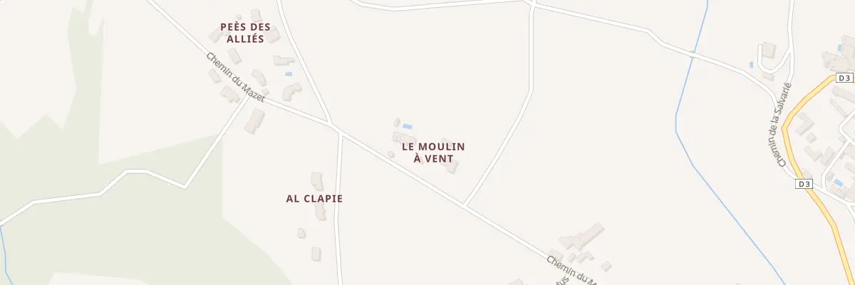 Plan du 34 Che du Mazet à Villeneuve-sur-Vère
