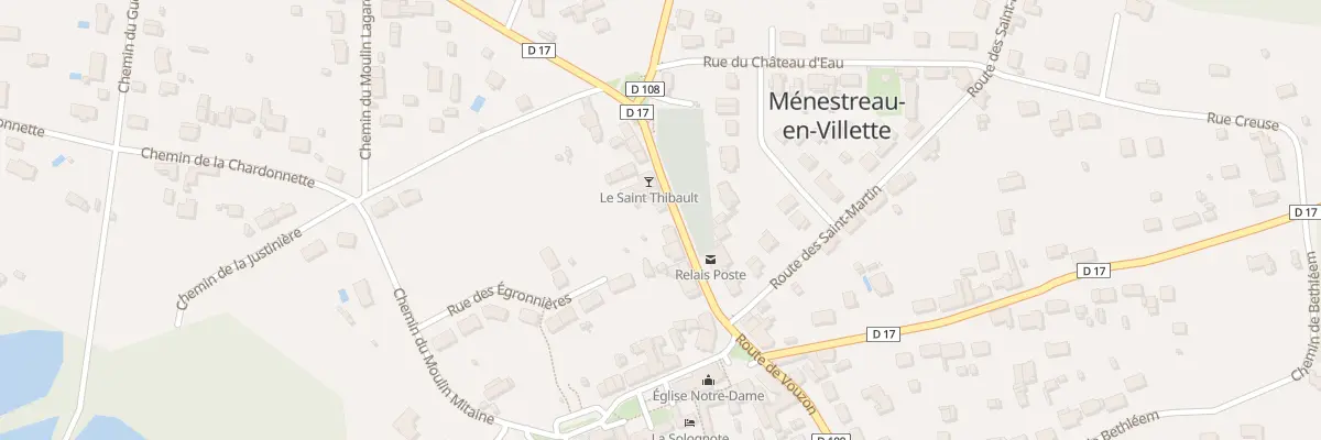 Plan du 85 Rue du Bourg à Ménestreau-en-Villette