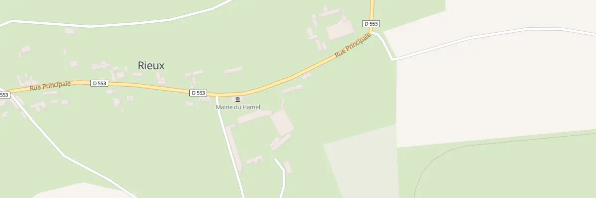 Plan du 628 Rue Principale (rieux) au Hamel