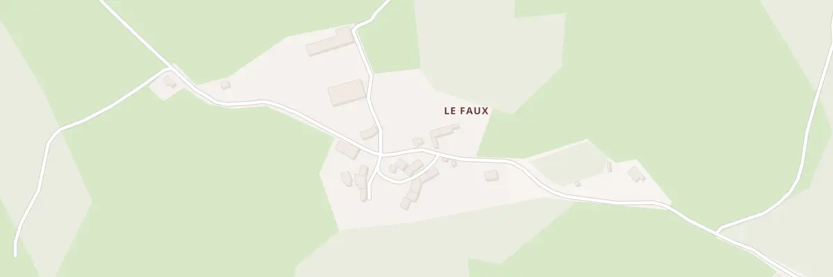 Plan du 6 Le Faux à Fransèches