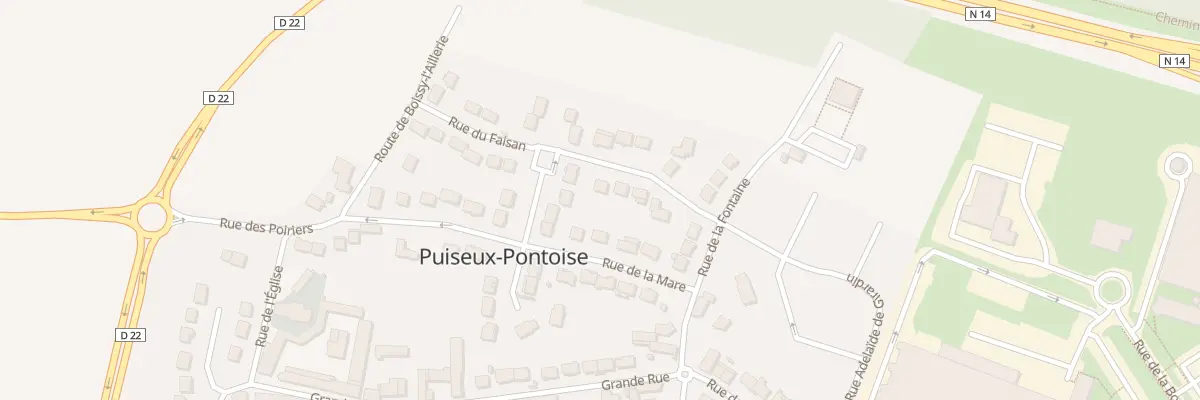 Plan du 7 Rue du Faisan Doré à Puiseux-Pontoise