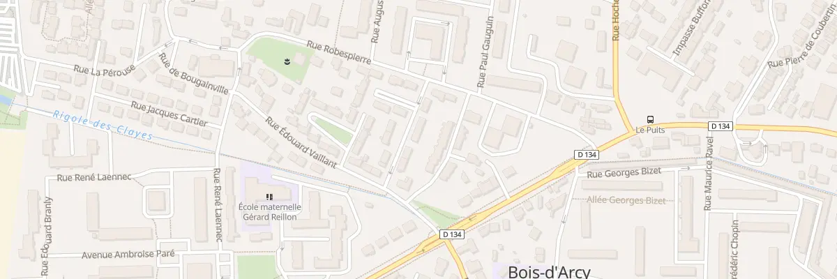 Plan du 6 Rue du Vieux Bois d’Arcy à Bois-d’Arcy
