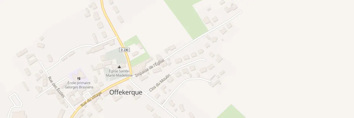 Plan du 14 Lot le Clos du Moulin à Offekerque