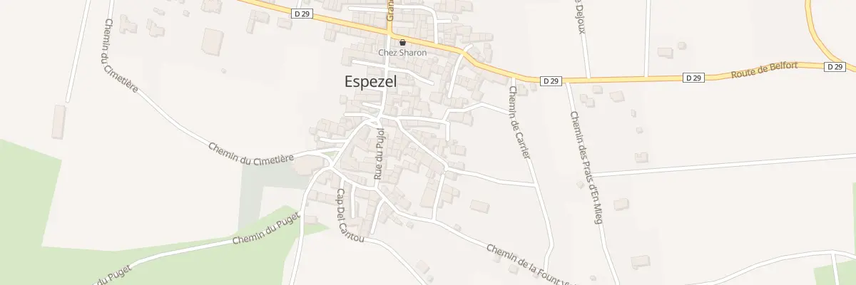 Plan du 12 Rue des Ecoles à Espezel