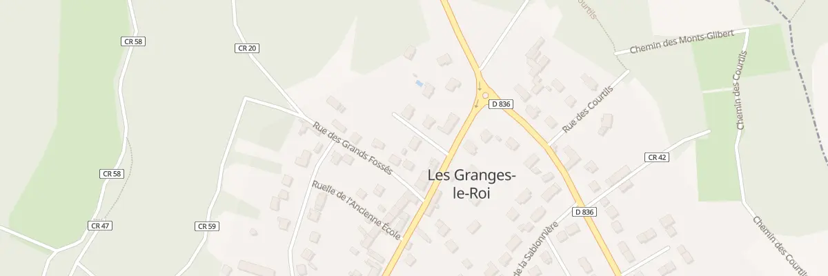 Plan du 12B Rue d’Angerville aux Granges-le-Roi