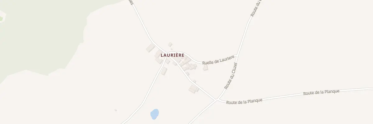 Plan du 86 Lauriere à Sanvensa