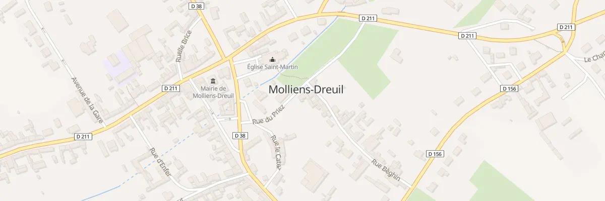 Plan du 11 Rue du Priez à Molliens-Dreuil
