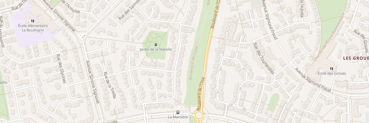 Plan du 32 Rue du Voyage à Vauréal