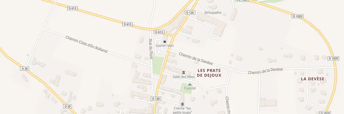 Plan du 11 Av du Stade à Espezel