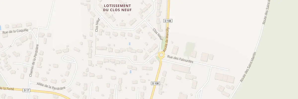 Plan du 28 All des Bouleaux à Ménestreau-en-Villette
