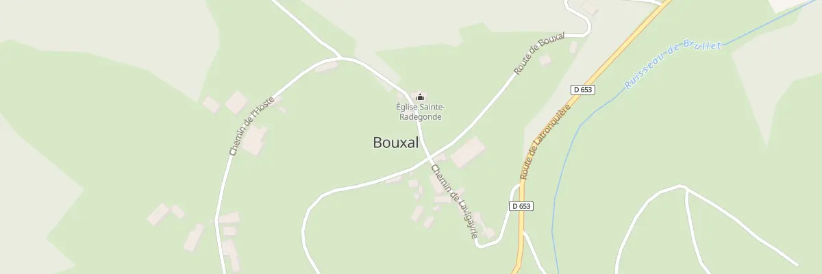 Plan du 39 Bouxal à Montet-et-Bouxal