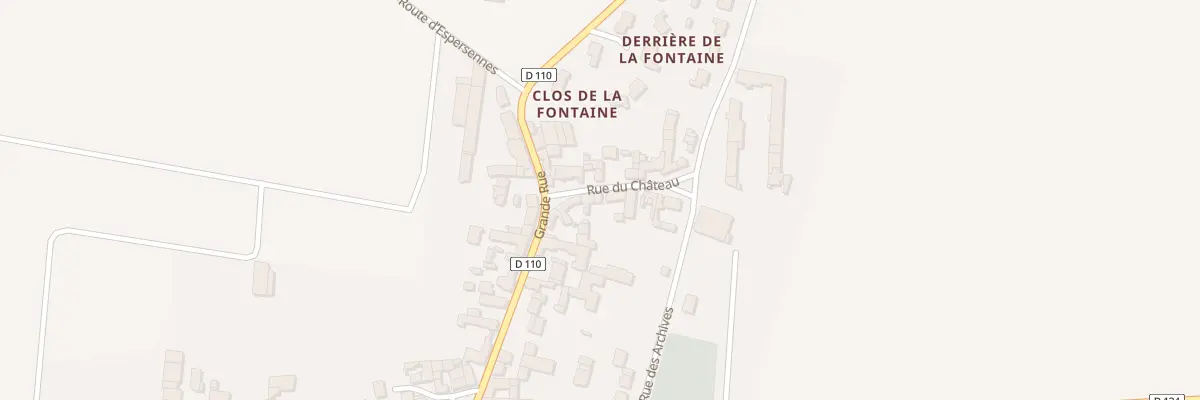 Plan du 4 Rue du Chateau à Outarville