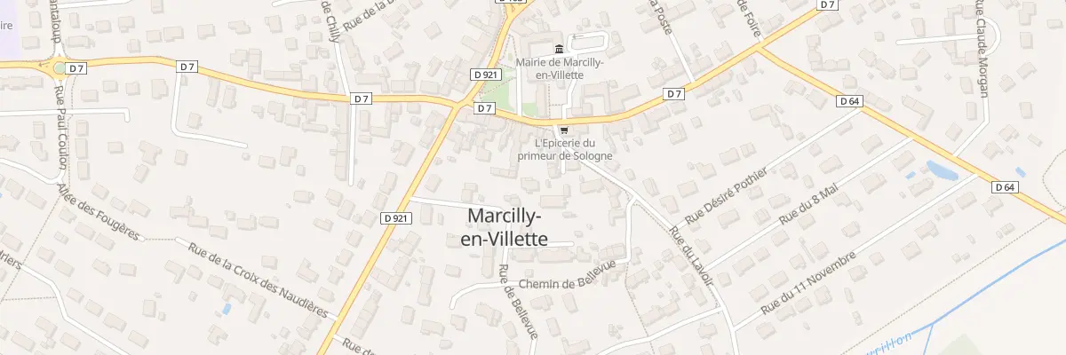 Plan du 2 Rue du Lavoir à Marcilly-en-Villette