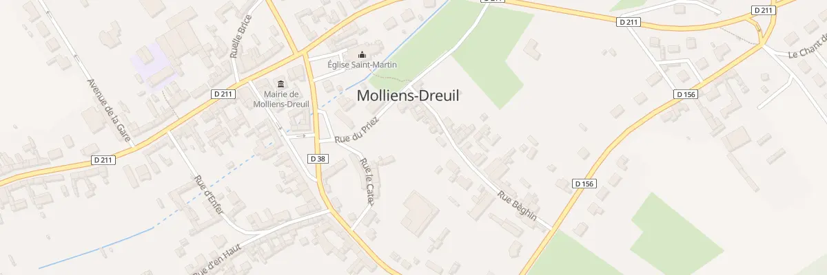 Plan du 15 Rue Béghin à Molliens-Dreuil