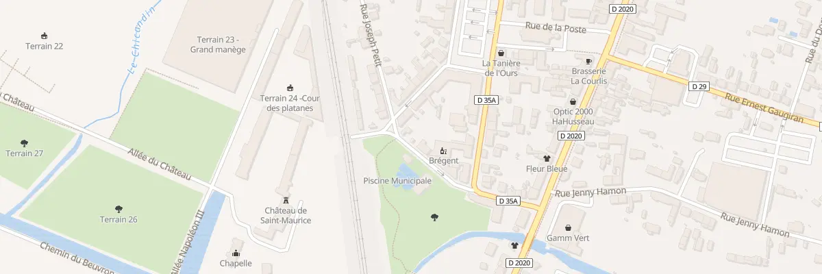 Plan du 20 Rue Joseph Petit à Lamotte-Beuvron