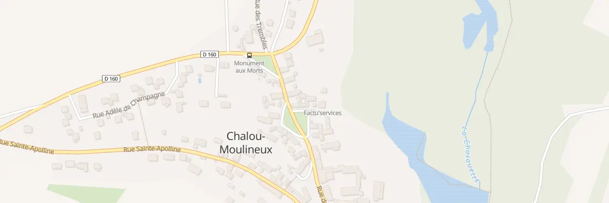 Plan du 1 Pl du Jeu de Paume à Chalou-Moulineux