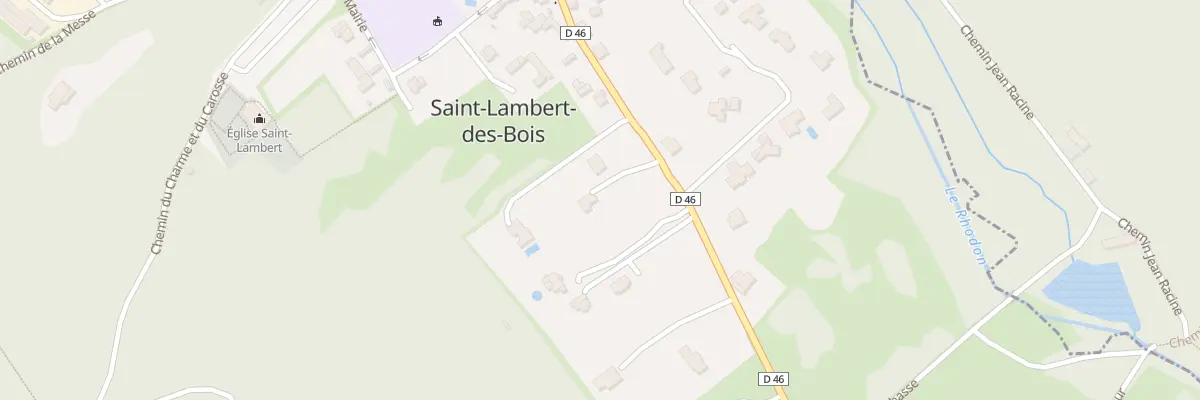 Plan du 34 Rue de Port Royal à Saint-Lambert