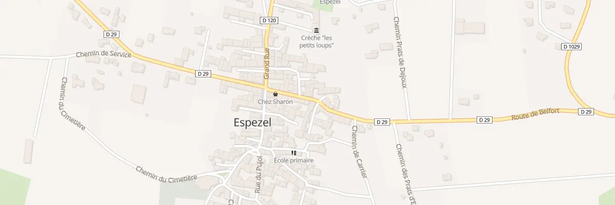 Plan du 18 Rte de Belfort à Espezel