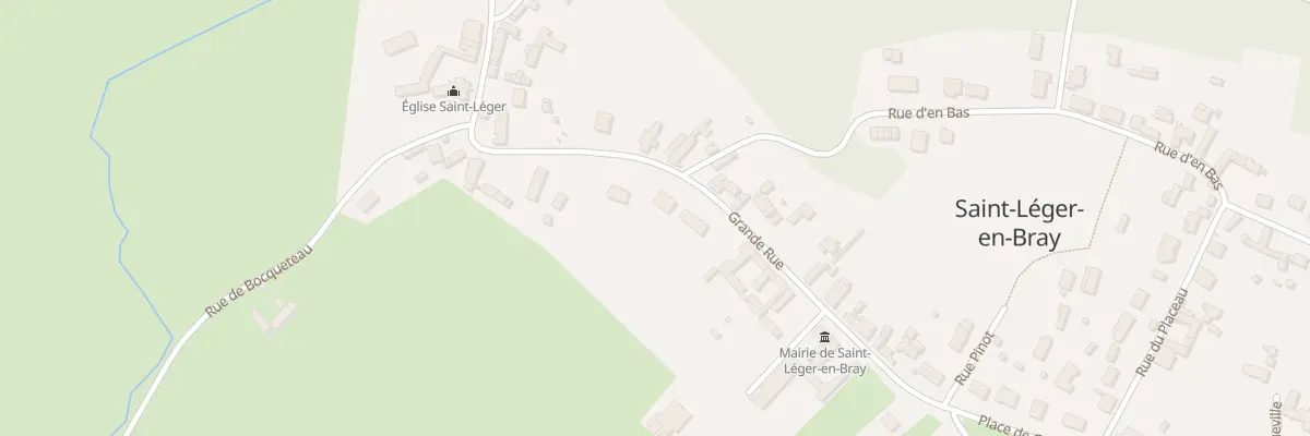 Plan du 18 Gr Grande Rue à Saint-Léger-en-Bray