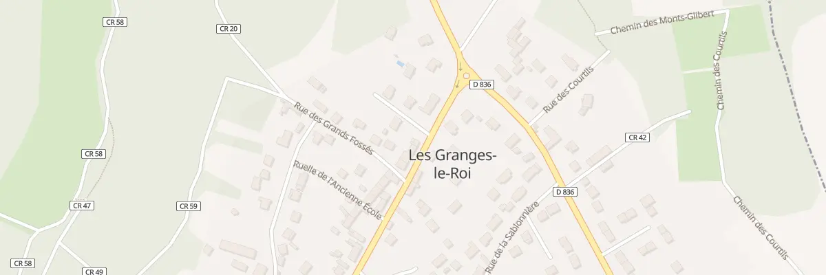 Plan du 14 Rue d’Angerville aux Granges-le-Roi