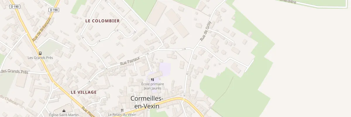 Plan du 54 Rue Pasteur à Cormeilles-en-Vexin