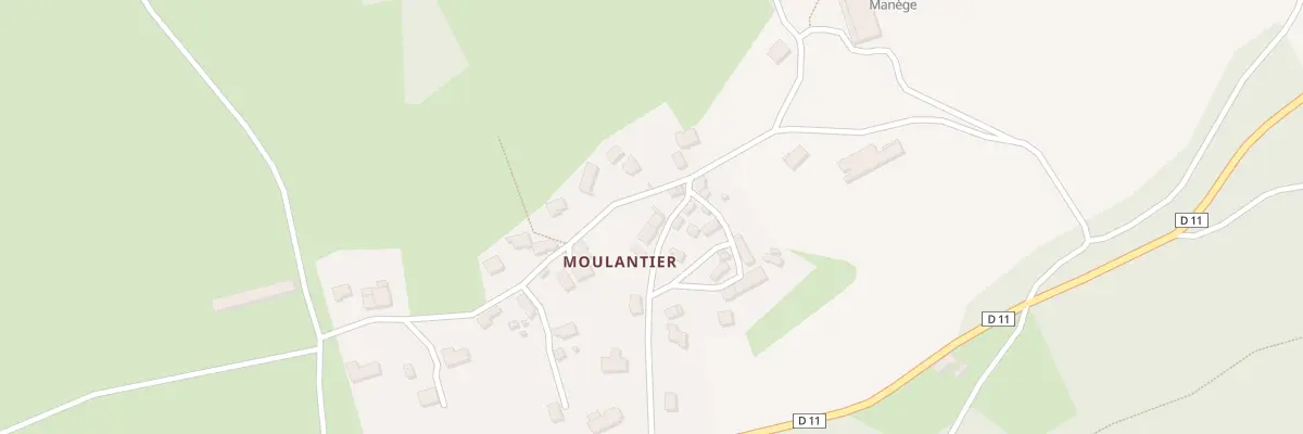 Plan du 28 Moulantier à Ajain