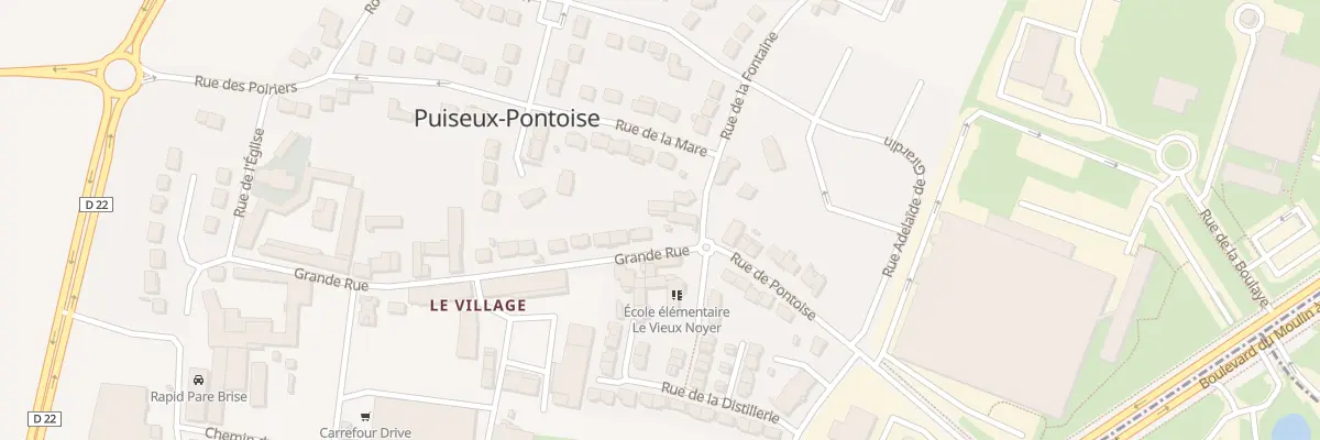 Plan du 15 Grande Rue à Puiseux-Pontoise