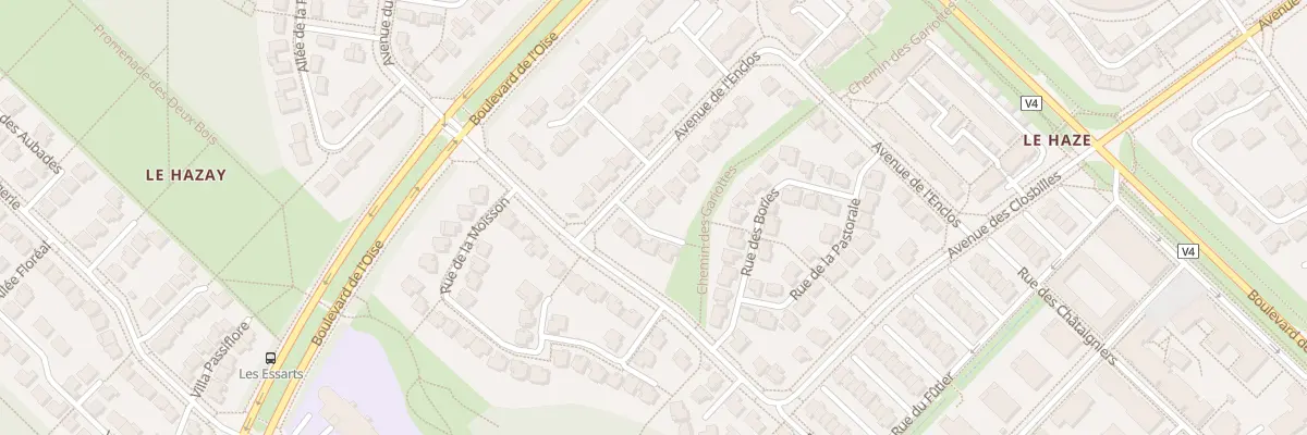 Plan du 37 Av de l’Enclos à Cergy