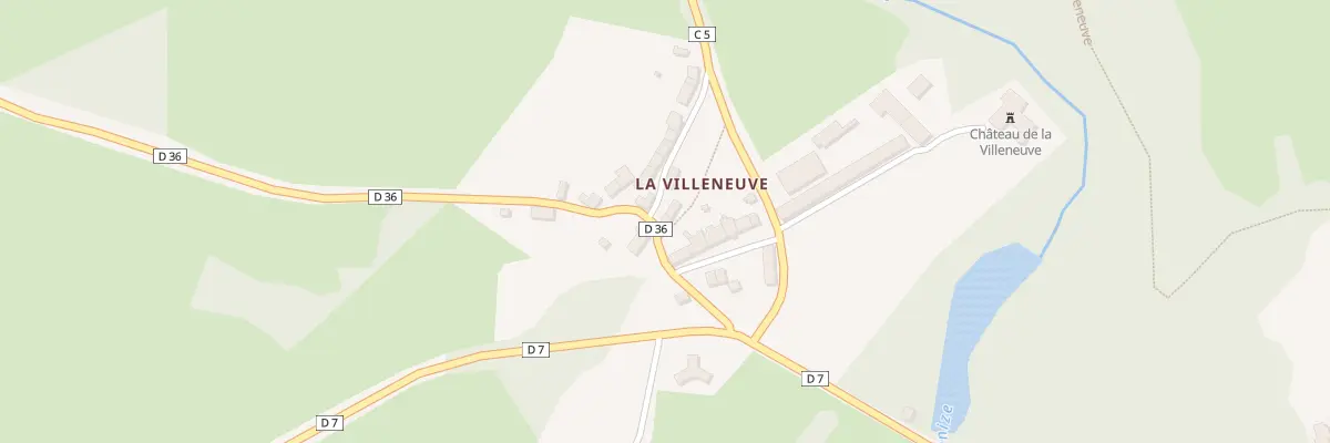 Plan du 16 La Villeneuve à Vallière