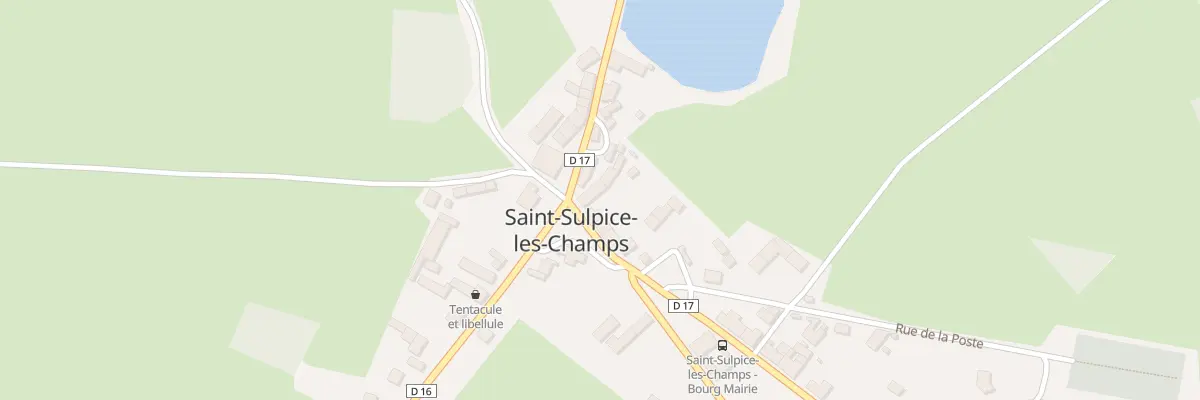 Plan du 3 Rte d’Aubusson à Saint-Sulpice-les-Champs