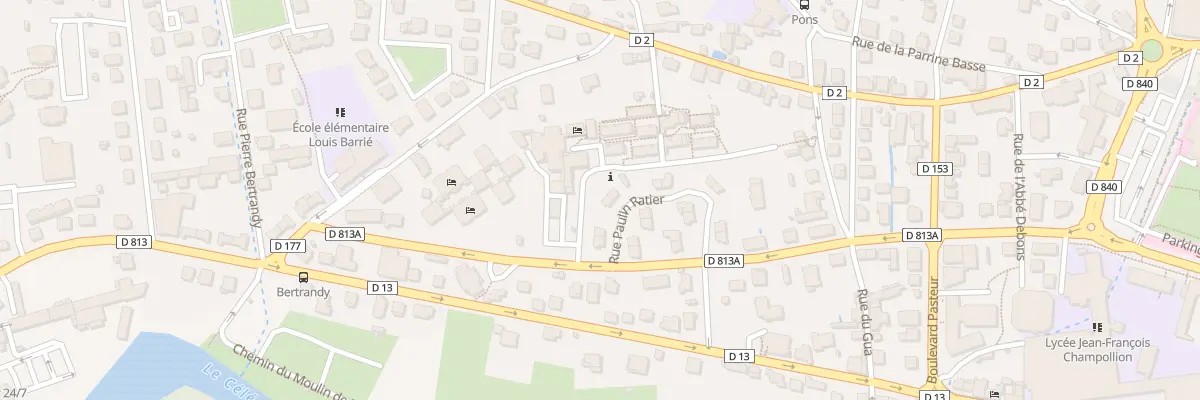 Plan du 16 Rue Paulin Ratier à Figeac