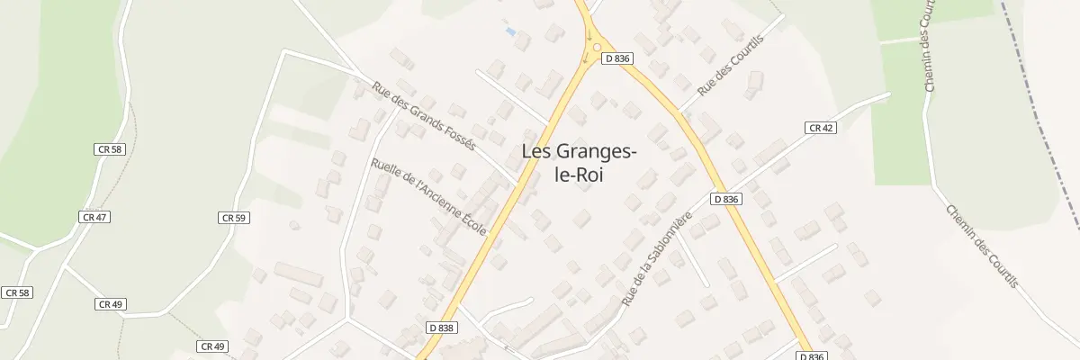 Plan du 9 Rue d’Angerville aux Granges-le-Roi