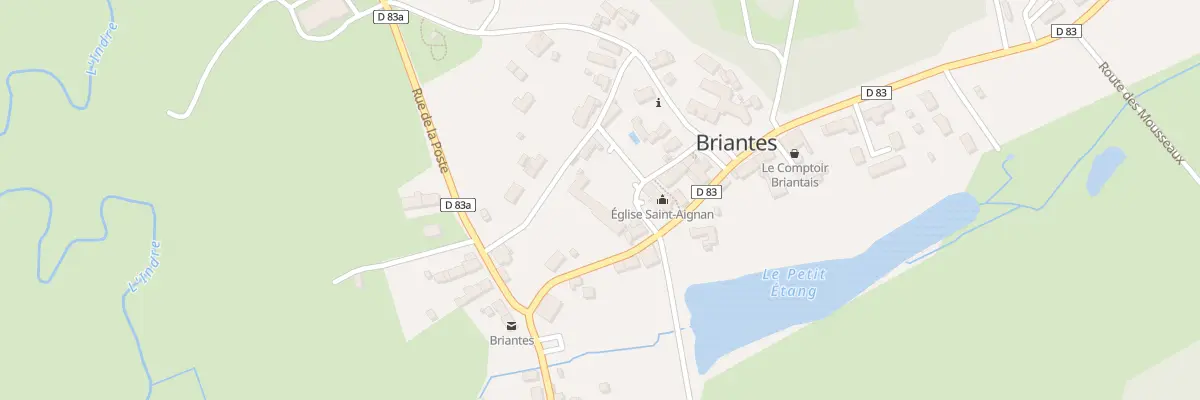 Plan du 1 Pl de Verdun à Briantes