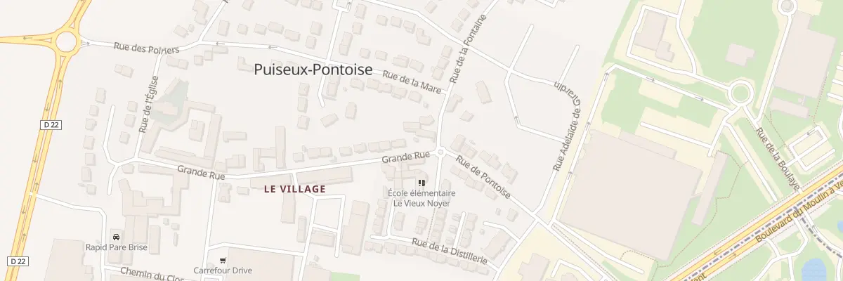 Plan du 17B Gr Grande Rue à Puiseux-Pontoise