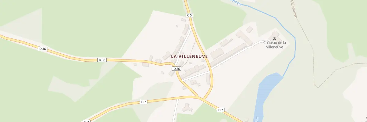 Plan du 18 La Villeneuve à Vallière