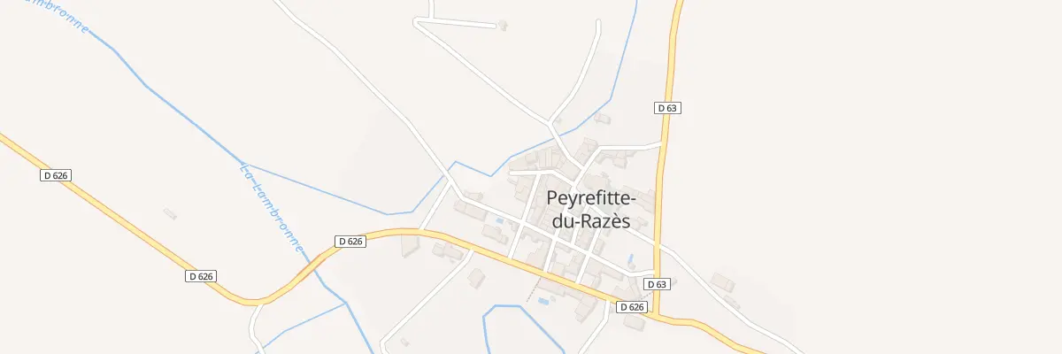Plan du 14 Le Village à Peyrefitte-du-Razès