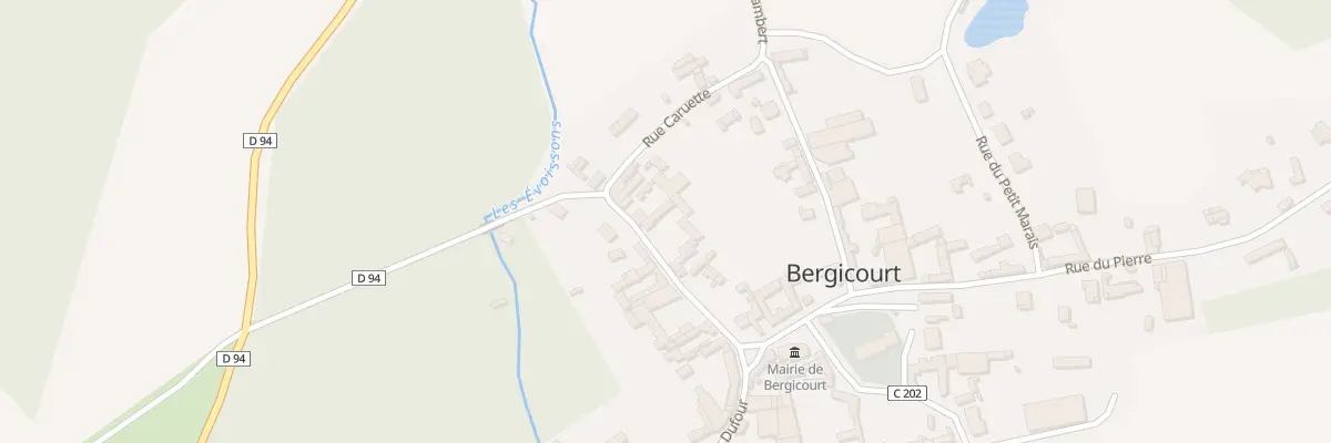 Plan du 46 Rue de l’Abreuvoir à Bergicourt