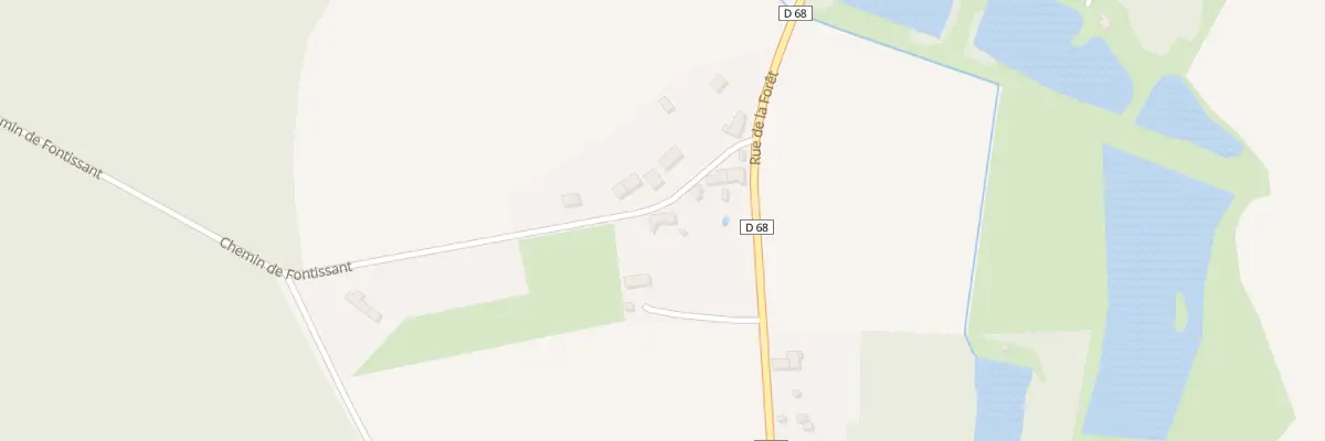 Plan du 3 Che de Fontissant à Saint-Aubin