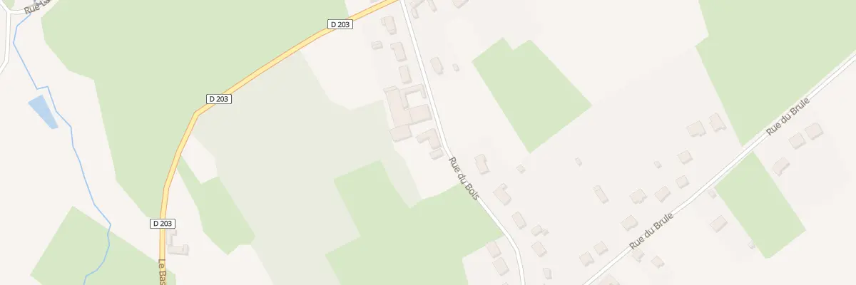 Plan du 8 Rue du Bois à Vaudringhem