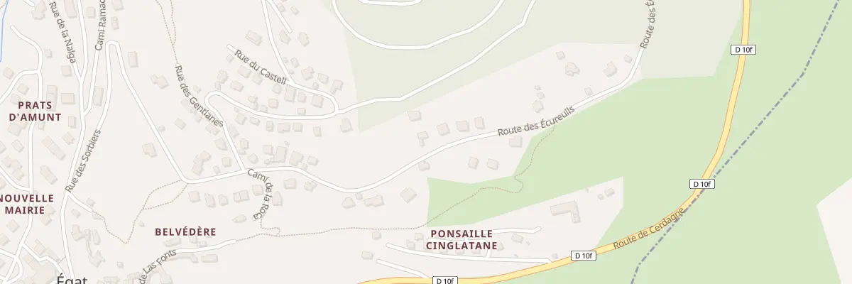 Plan du 15 Rte des Écureuils à Égat