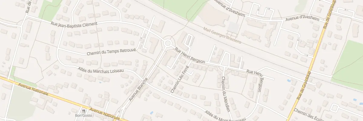 Plan du 2 Rue Henri Bergson à Chécy
