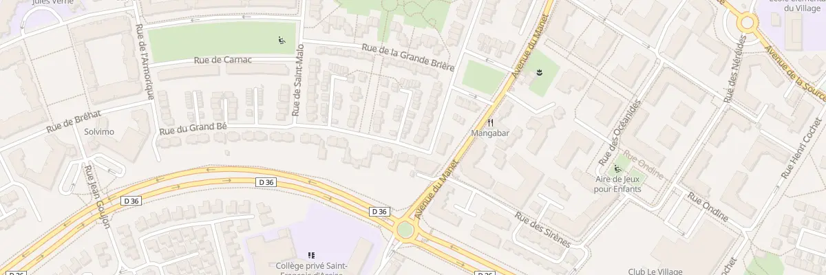 Plan du 18 Rue du Grand Bé à Montigny-le-Bretonneux