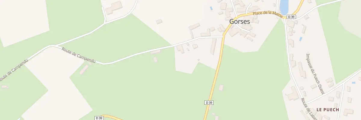 Plan du 50 Gorses à Gorses