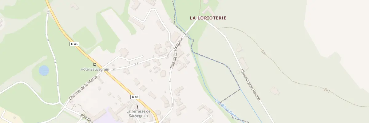 Plan du 12 Rue de la Fontaine à Saint-Lambert