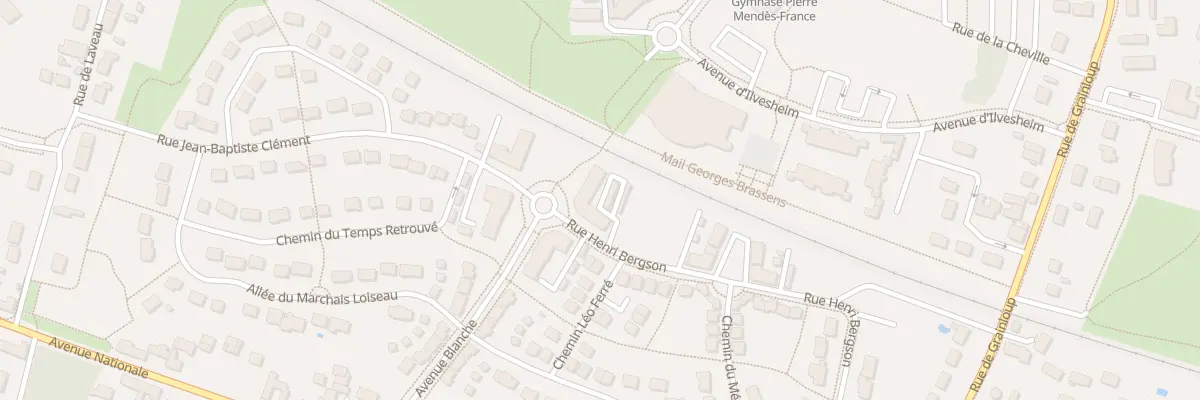 Plan du 1 Rue Henri Bergson à Chécy