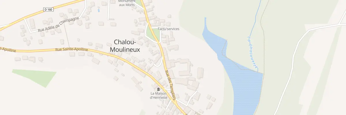 Plan du 7 Rue des Templiers à Chalou-Moulineux