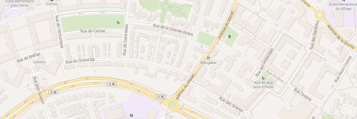 Plan du 14 Rue du Grand Bé à Montigny-le-Bretonneux