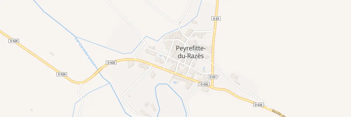 Plan du 21 Le Village à Peyrefitte-du-Razès